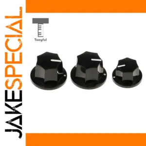 JB Jazz Bass Control Knob Set in Black or Beige