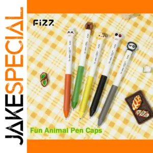 Fizz Click Gel Pens Set—Adorable Animal Designs