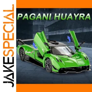 Vibrant Green Pagani Huayra R Model Toy