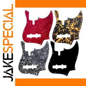 Vibrant Purple Pearl Pickguard for Sire V7 Jazz Bass