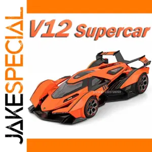 1:18 Scale Supercar Model with Realistic Features