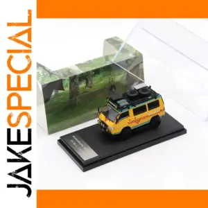 Vibrant Yellow 1:64 Diecast Van Model