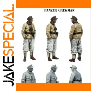WWII German Panzer Crew Resin Model Kit