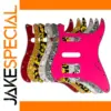 Vibrant Strat-Style Guitar Pickguard Collection
