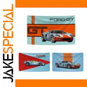 Vibrant 90x150cm Racing Garage Flag