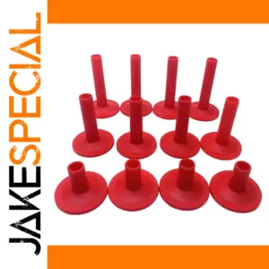 Vibrant Red Cymbal Sleeves Set for Secure Drumming