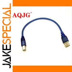 Blue USB 2.0 Printer Cable 30cm