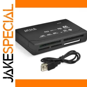 6-in-1 USB Memory Card Reader for Laptops