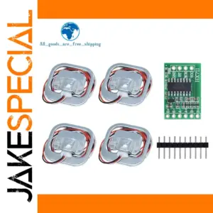 Four-Unit Load Cell Sensor Kit with HX711 Amplifier