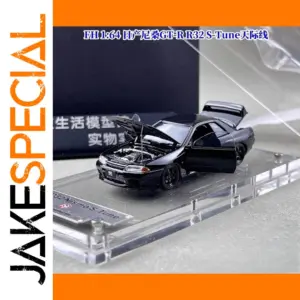 Black Nissan GT-R R32 S-Tune Model Car