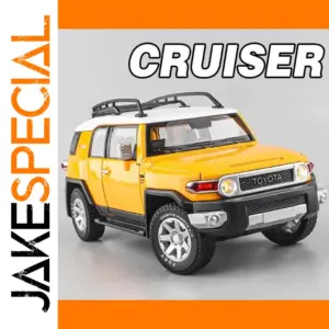Vibrant Yellow 1:24 FJ Cruiser Model Car