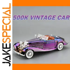 Vintage 1:24 Scale Mercedes-Benz Car Models Set