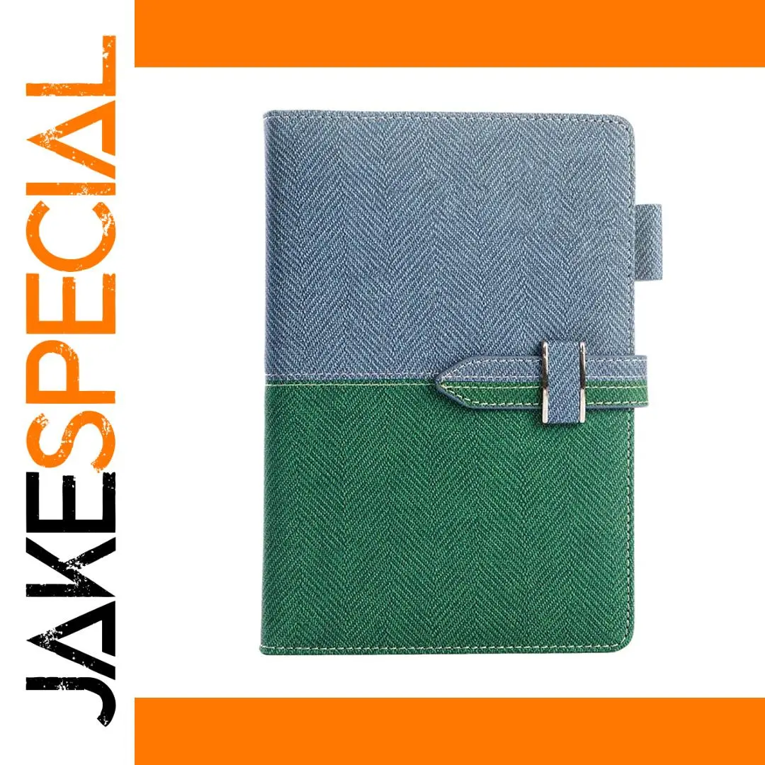 Denim Green Two-Tone Hardcover Notebook 1 Denim Green Two-Tone Hardcover Notebook