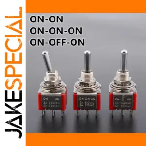 Mini DPDT Toggle Switch for Guitar Applications