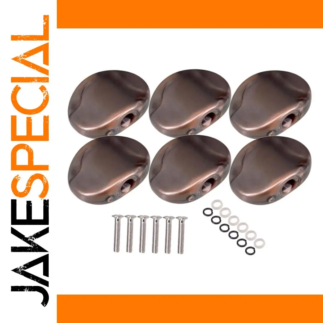 Metal Guitar Tuning Peg Caps Set for All Guitar Types 1 Metal Guitar Tuning Peg Caps Set for All Guitar Types