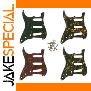 Vibrant Custom Left-Handed Fender Strat Pickguard