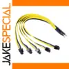High-Current 6-Pin GPU Power Splitter Cable