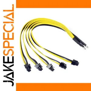 High-Current 6-Pin GPU Power Splitter Cable