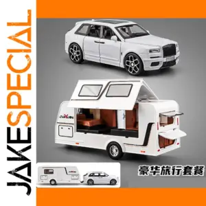 Modern 1:32 Scale Diecast Trailer RV Model