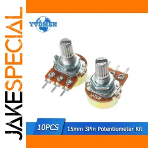 Set of 10 Precision Rotary Potentiometers 1KΩ-1MΩ