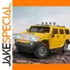 Vibrant Yellow Hummer H2 Diecast Model 1:18 Scale