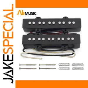 5-String Jazz Bass Alnico 5 Pickup Set