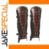 Medieval Faux Leather Gaiters for Cosplay