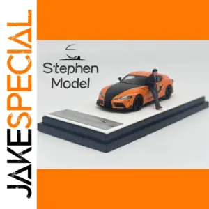 Vibrant Orange 1:64 Scale Super Supra Model
