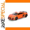 Vibrant Orange 1:24 R8 V10 Plus Die-Cast Model