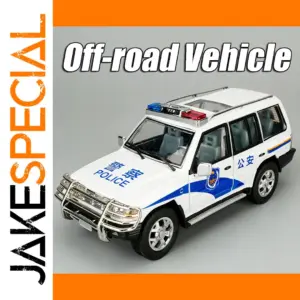 1:18 Mitsubishi Police Car Prado Model