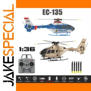 RC Helicopter Model with Gyroscope and 7.4V Motor