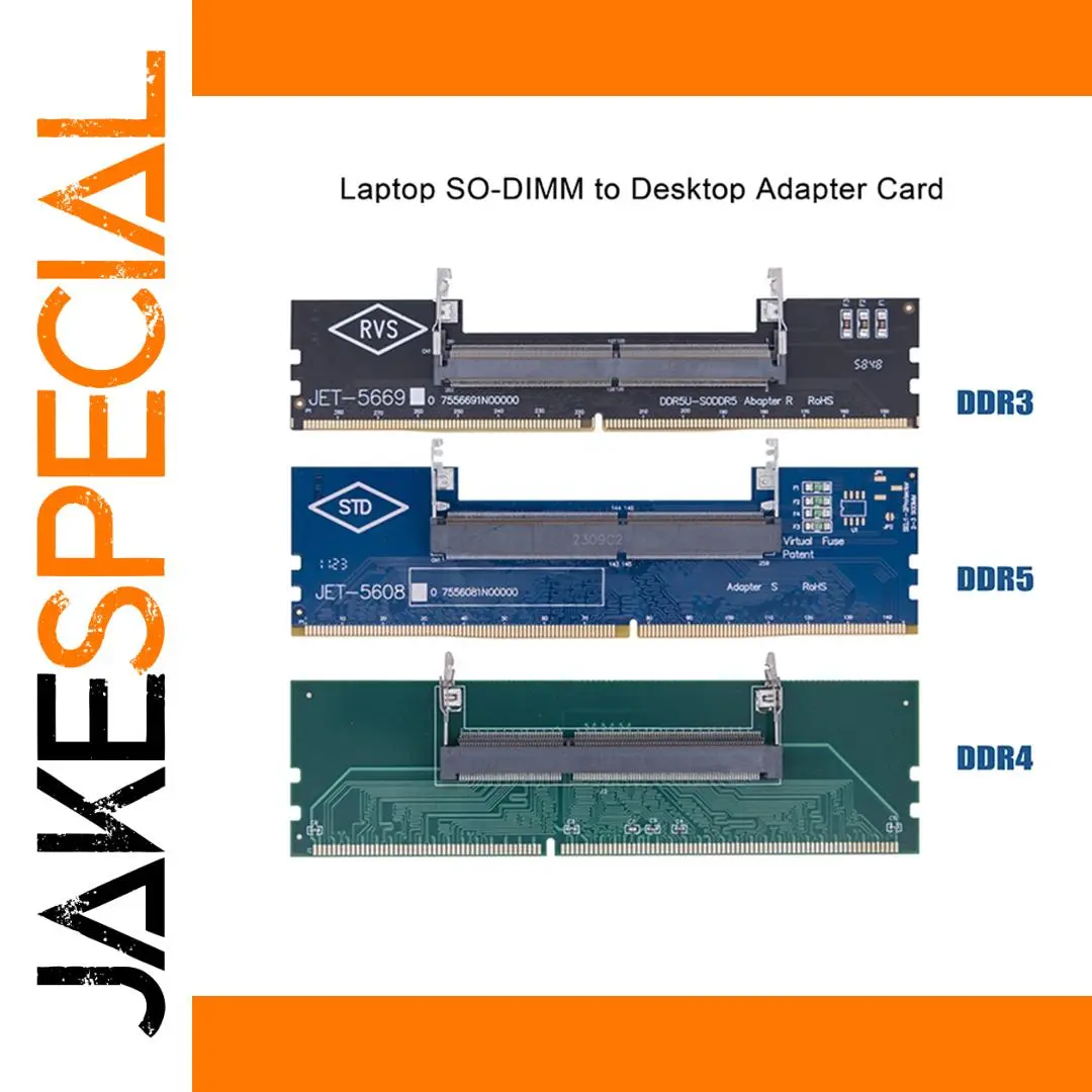 DDR3/DDR4/DDR5 Memory Adapter Card for Desktop 1 DDR3/DDR4/DDR5 Memory Adapter Card for Desktop