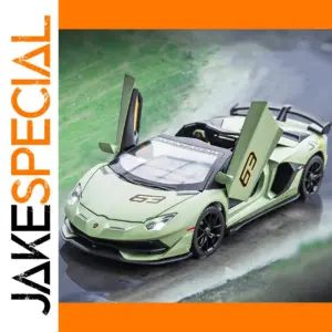 Miniature 1:24 Scale Sports Car Model in Vibrant Colors