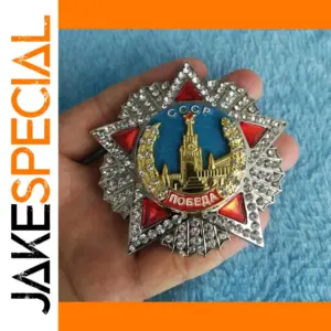 Soviet Order of Victory Medal Pin Replica