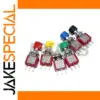 Colorful Mini Push Button Switch Set (6mm, 5 pcs)
