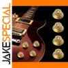 Gold Control Knobs for Les Paul Guitars