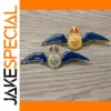British Heritage Winged Badge with Enamel Details