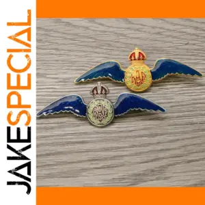 British Heritage Winged Badge with Enamel Details