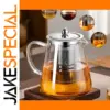 High Borosilicate Glass Tea Pot with Stainless Steel Infuser