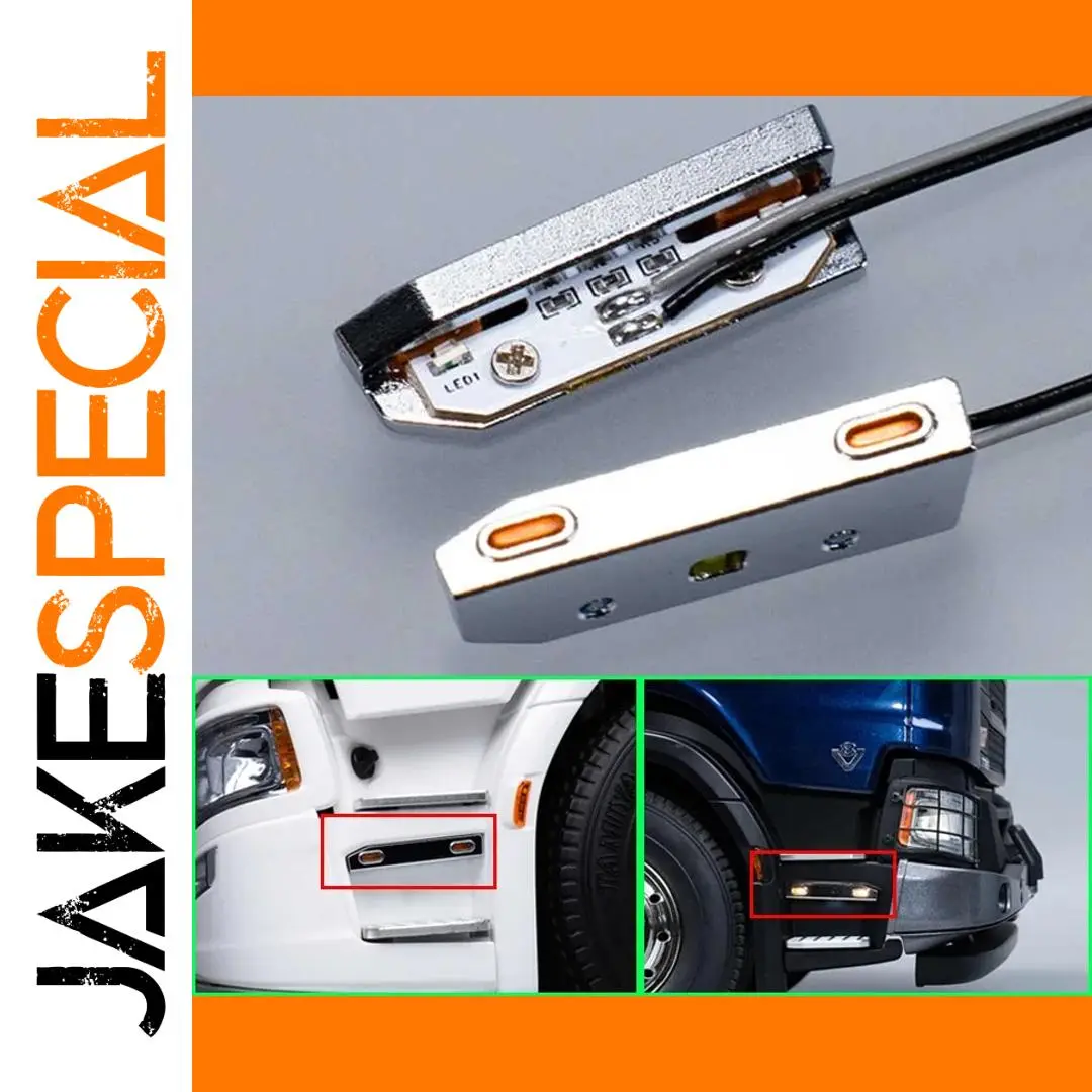 Aluminum Alloy Foot Lamps for 1/14 RC Trucks 1 Aluminum Alloy Foot Lamps for 1/14 RC Trucks