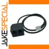 Reliable RJ9 4P4C Y-Splitter Cable (0.5m)
