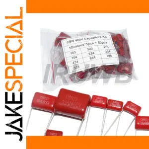 50-Pack 400V Metallized Polyester Film Capacitors