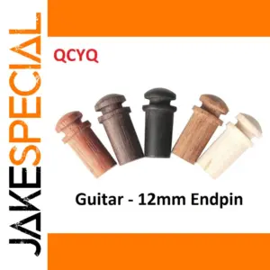 QCYQ 12mm Wooden Endpin with Strap Lock