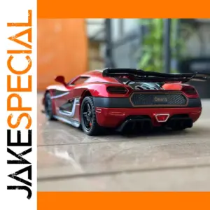 Red 1:32 Diecast Sports Car Model