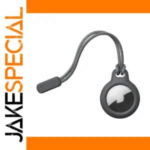 Liquid Silicone Apple AirTag Case with Lanyard