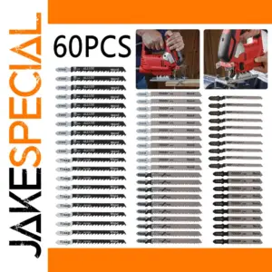 Durable 10-Piece Jigsaw Blade Set for Woodworking