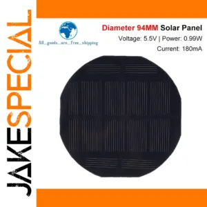 Mini 90x90mm Polycrystalline Solar Panel for DIY Projects