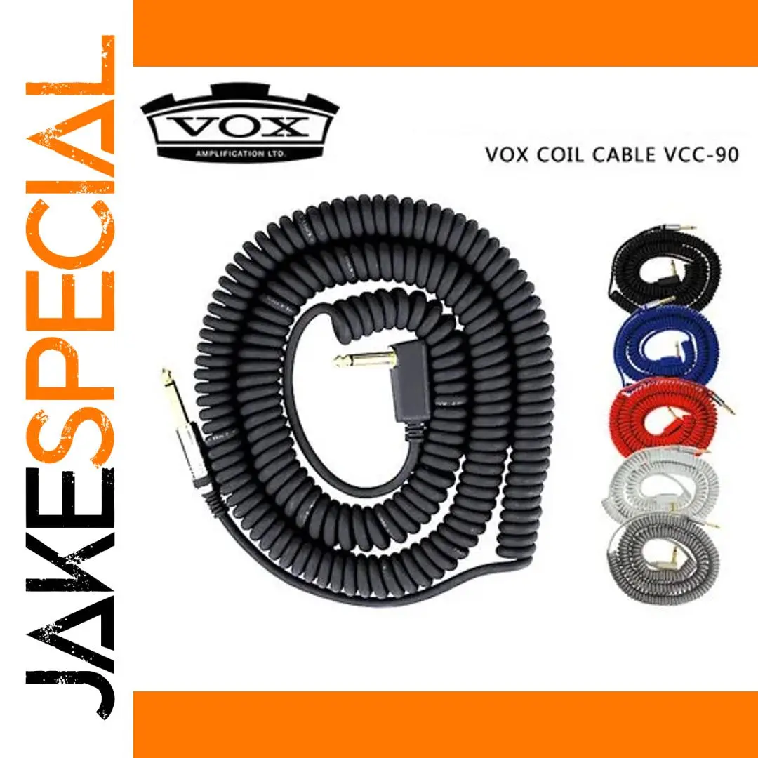 Vox VCC90 Vintage Coiled Guitar Cable (9m) 1 Vox VCC90 Vintage Coiled Guitar Cable (9m)