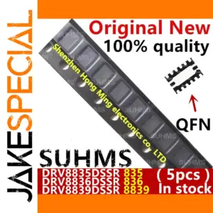 Set of 5 Logic ICs Including DRV8835, 8836, 8839