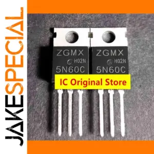 Set of 20 ZGMX5N60C MOSFET Transistors